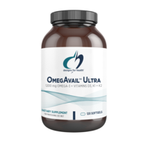 OmegAvail™ Ultra with Vitamin D3, K1, and K2, 120 softgels